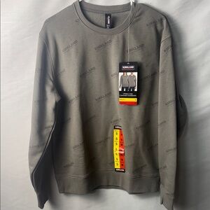 Kirkland Signature Unisex  Olive Crewneck Sweater